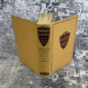 Harvard Classics Vol 32 Literary Philosophical Essays ‎ Sainte Collier Hardcover